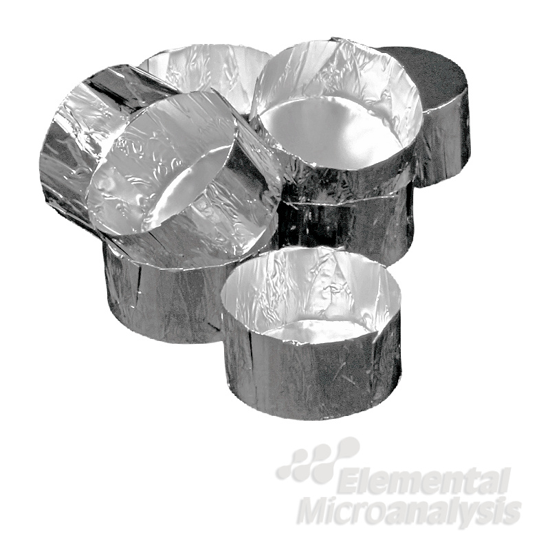 Aluminium Weighing Pans Pressed 7.5 x 15mm pack of 100